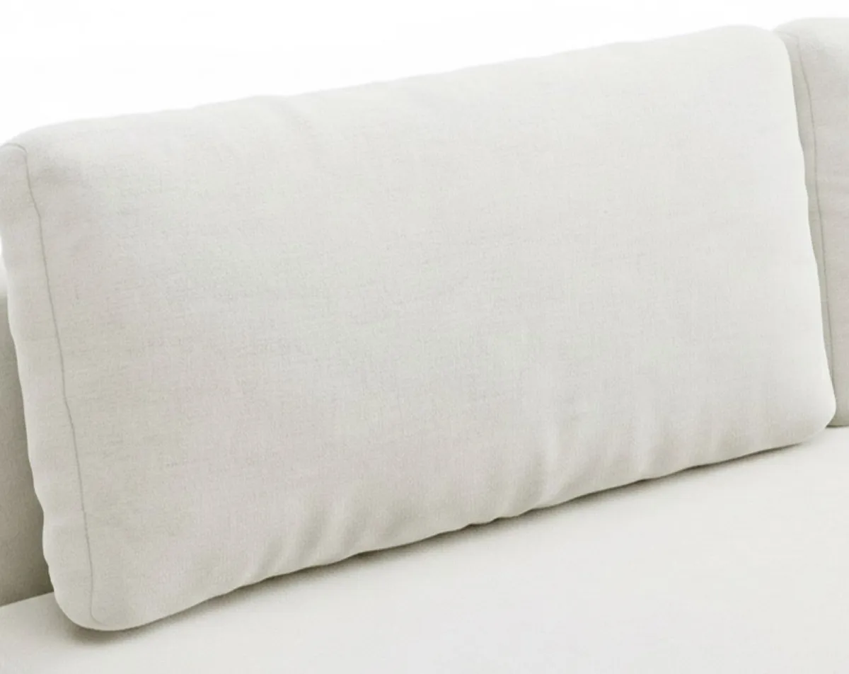 Divani Letto 2 Posti|Divano Contenitore Letto > Dmora Divano Letto 2 Posti Contenitore Cuscini Sfoderabili 210x106 cm, Reclinabile - Brugnato Bianco Crema