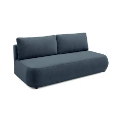 Divani Letto 2 Posti|Divani Letto > Dmora Divano Letto 2 Posti Contenitore Cuscini Sfoderabili 210x106 cm, Reclinabile - Brugnato Blu