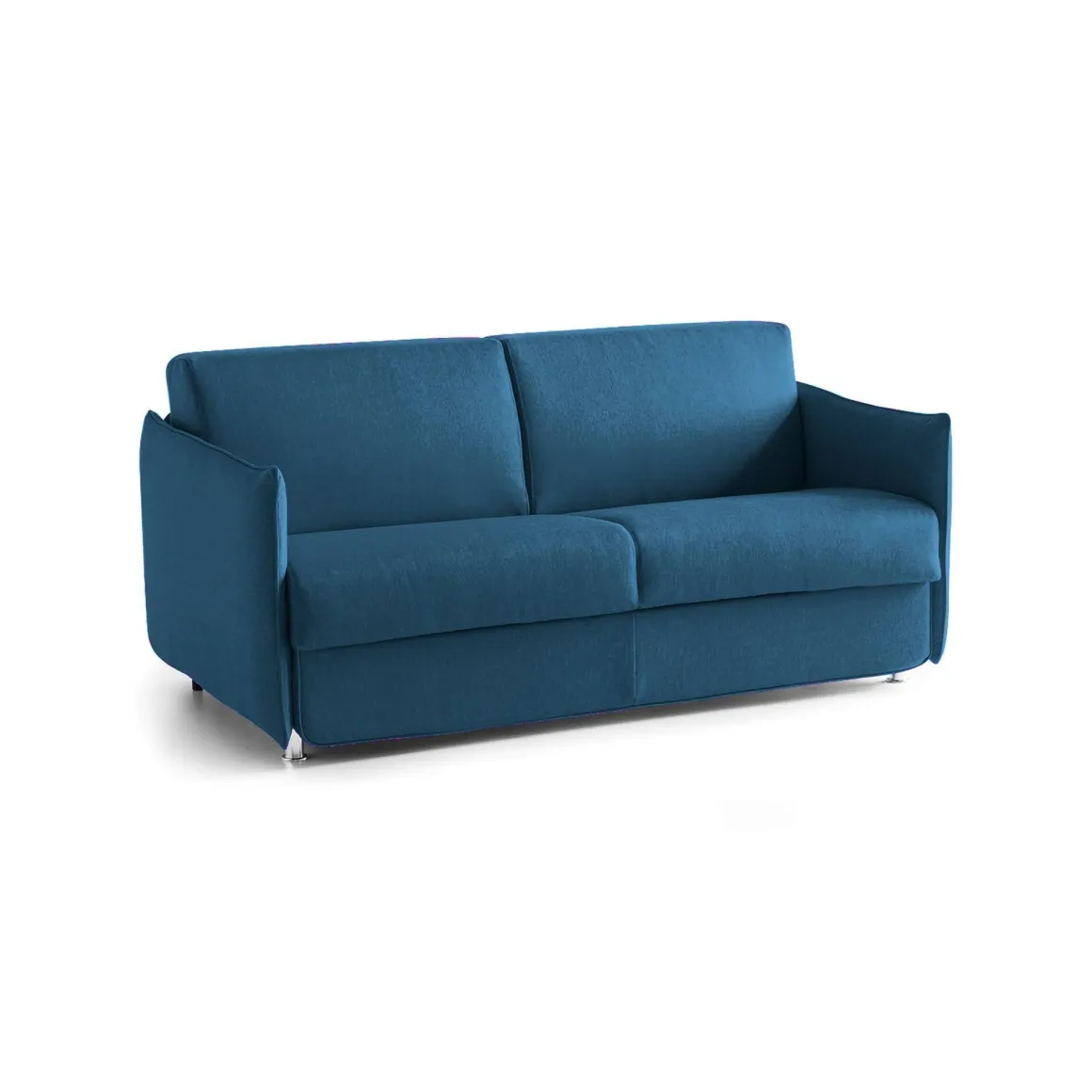 Divani Letto 3 Posti|Divano Contenitore Letto > Dmora Divano Letto 3 Posti Sfoderabile Contenitore 220x95 cm, Lavabile Made in Italy - Marcon Blu