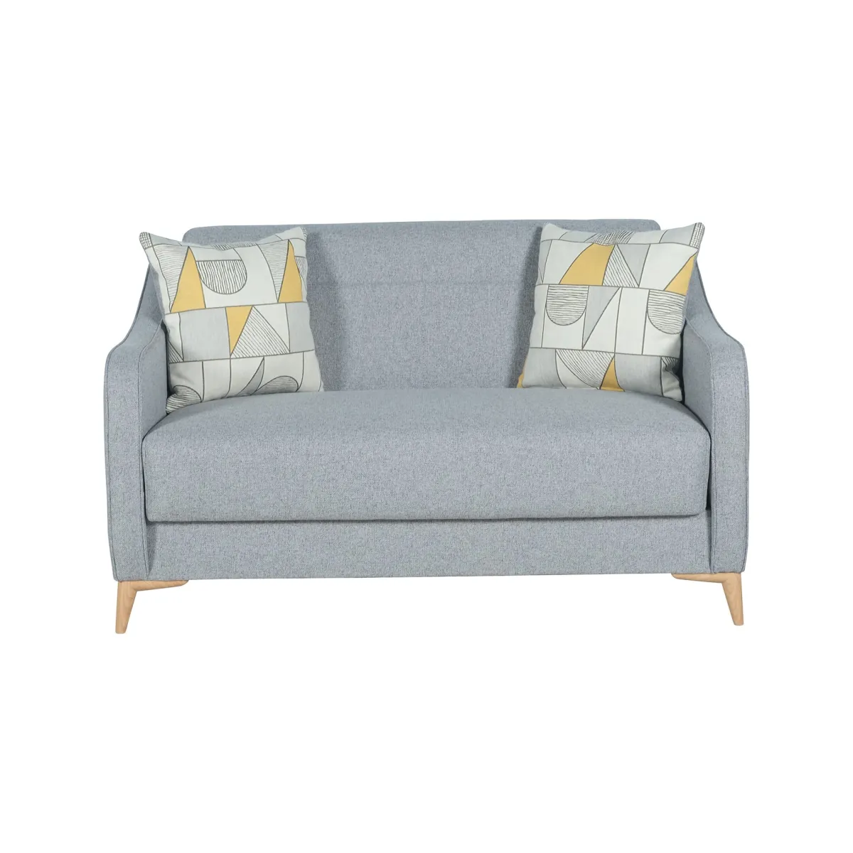 Divani Letto 2 Posti|Divano Contenitore Letto > Dmora Divano Letto 2 Posti Contenitore 142x90 cm, Lavabile - Propata Grigio Chiaro