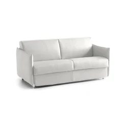 Divani Letto 2 Posti|Divano Contenitore Letto > Dmora Divano Letto 2 Posti Sfoderabile Contenitore 160x95 cm, di Apertura a Ribalta Made in Italy - Verceia Grigio Chiaro