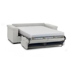 Divani Letto 2 Posti|Divano Contenitore Letto > Dmora Divano Letto 2 Posti Sfoderabile Contenitore 185x95 cm, di Apertura a Ribalta Made in Italy - Salorno Grigio Chiaro