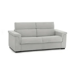Divani Letto 2 Posti|Divano Contenitore Letto > Dmora Divano Letto 2 Posti Sfoderabile Contenitore 205x95 cm, di Apertura a Ribalta Made in Italy - Brusasco Grigio Chiaro