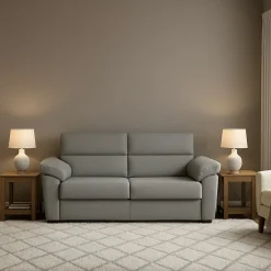Divani Letto 2 Posti|Divano Contenitore Letto > Dmora Divano Letto 2 Posti Sfoderabile Contenitore 205x95 cm, di Apertura a Ribalta Made in Italy - Fisciano Grigio Chiaro