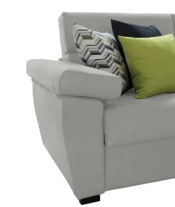 Divani Letto 2 Posti|Divano Contenitore Letto > Dmora Divano Letto 2 Posti Sfoderabile Contenitore 205x95 cm, di Apertura a Ribalta Made in Italy - Fisciano Grigio Chiaro