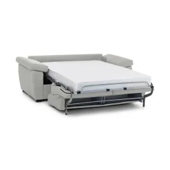 Divani Letto 2 Posti|Divano Contenitore Letto > Dmora Divano Letto 2 Posti Sfoderabile Contenitore 205x95 cm, di Apertura a Ribalta Made in Italy - Fisciano Grigio Chiaro