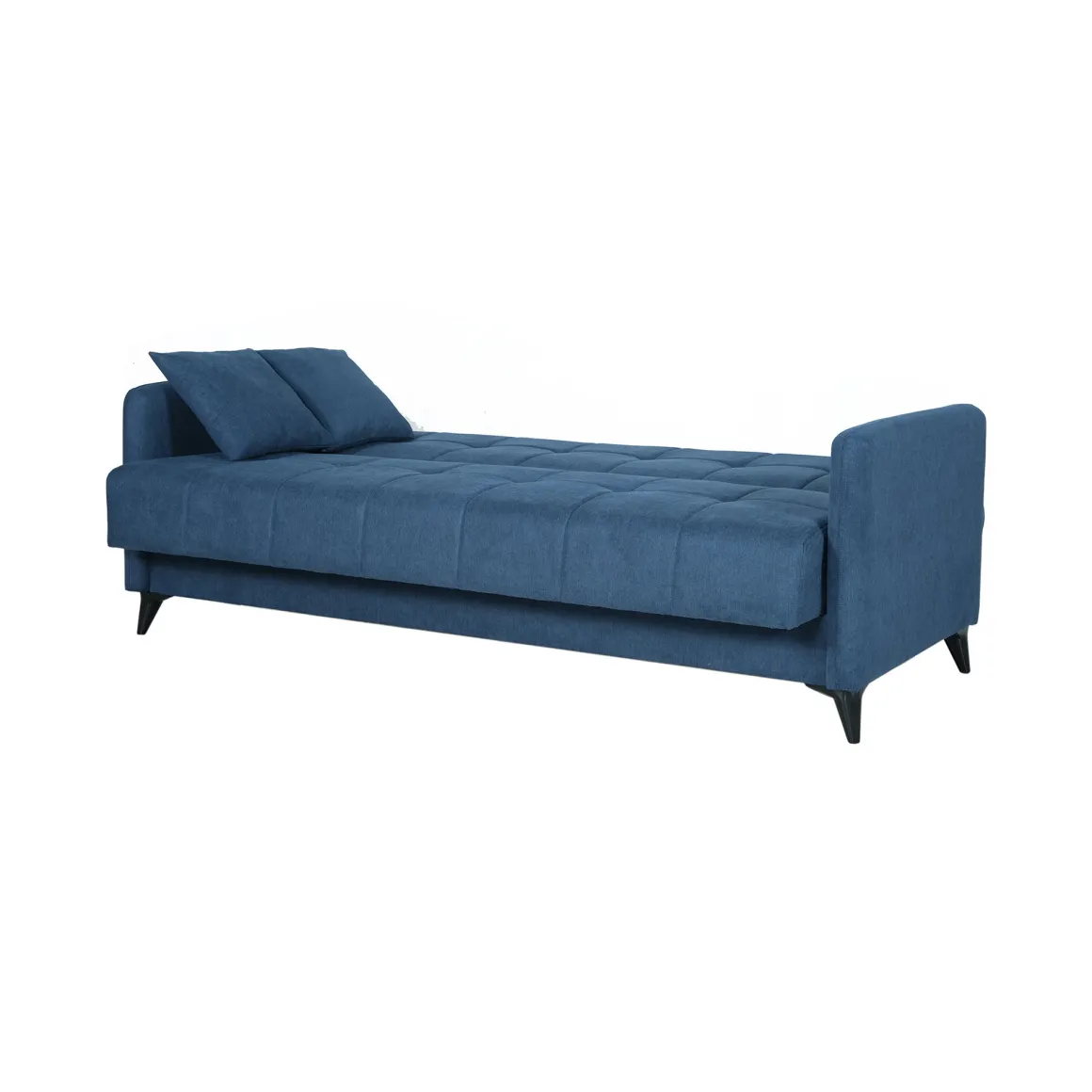 Divani Letto 3 Posti|Divano Contenitore Letto > Dmora Divano Letto 3 Posti Contenitore di Apertura Click-clack 225x83 cm, Lavabile - Ribera Grigio Chiaro