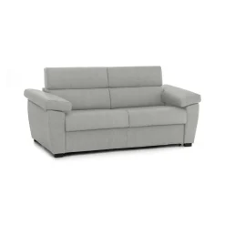 Divani Letto 3 Posti|Divani Letto > Dmora Divano Letto 3 Posti Sfoderabile Lavabile 205x86 cm, Idrorepellente Letto Estraibile Materasso Incluso Rete a Doghe Made in Italy Grigio Chiaro