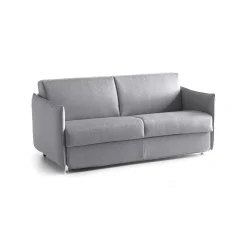 Divani Letto 2 Posti|Divano Contenitore Letto > Dmora Divano Letto 2 Posti Sfoderabile Contenitore 160x95 cm, di Apertura a Ribalta Made in Italy - Verceia Grigio