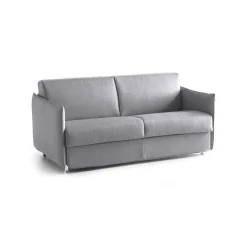 Divani Letto 2 Posti|Divano Contenitore Letto > Dmora Divano Letto 2 Posti Sfoderabile Contenitore 180x95 cm, di Apertura a Ribalta Made in Italy - Trovo Grigio