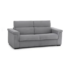 Divani Letto 2 Posti|Divano Contenitore Letto > Dmora Divano Letto 2 Posti Sfoderabile Contenitore 185x95 cm, di Apertura a Ribalta Made in Italy - Salorno Grigio