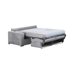 Divani Letto 2 Posti|Divano Contenitore Letto > Dmora Divano Letto 2 Posti Sfoderabile Contenitore 200x95 cm, di Apertura a Ribalta Made in Italy - Sonico Grigio