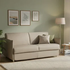 Divani Letto 2 Posti|Divano Contenitore Letto > Dmora Divano Letto 2 Posti Sfoderabile Contenitore 180x95 cm, di Apertura a Ribalta Made in Italy - Casabona Grigio Tortora