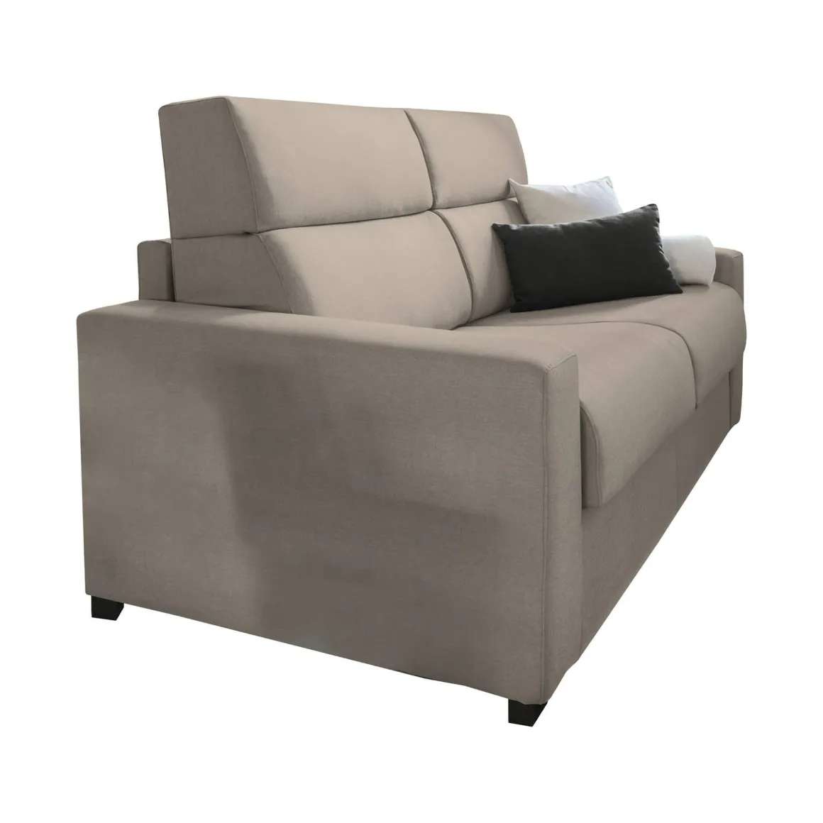Divani Letto 3 Posti|Divano Contenitore Letto > Dmora Divano Letto 3 Posti Sfoderabile Contenitore 225x95 cm, Lavabile Made in Italy - Benedetto Grigio Tortora