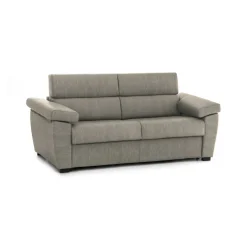 Divani Letto 3 Posti|Divani Letto > Dmora Divano Letto 3 Posti Sfoderabile Lavabile 205x86 cm, Idrorepellente Letto Estraibile Materasso Incluso Made in Italy - Avellana Grigio Tortora