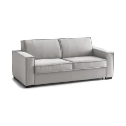 Divano letto 3 posti grigio 220x95cm - Asteroide