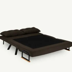 Divano letto 2 posti marrone 133x78cm - Calvin