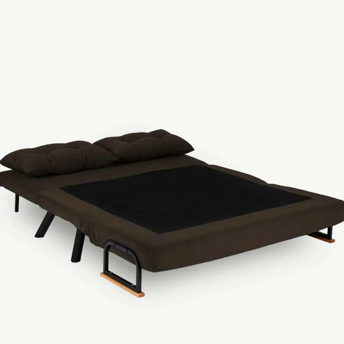 Divano letto 2 posti marrone 133x78cm - Calvin