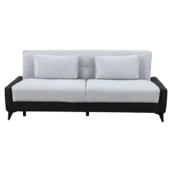 Salotto > Dmora Divano letto 3 posti nero e bianco 207x92cm - Belluno Bianco, Nero