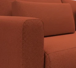 Divani Letto 2 Posti|Divano Contenitore Letto > Dmora Divano Letto 2 Posti Contenitore di Apertura a Libro 240x105 cm, Reclinabile - Erbezzo Rosso