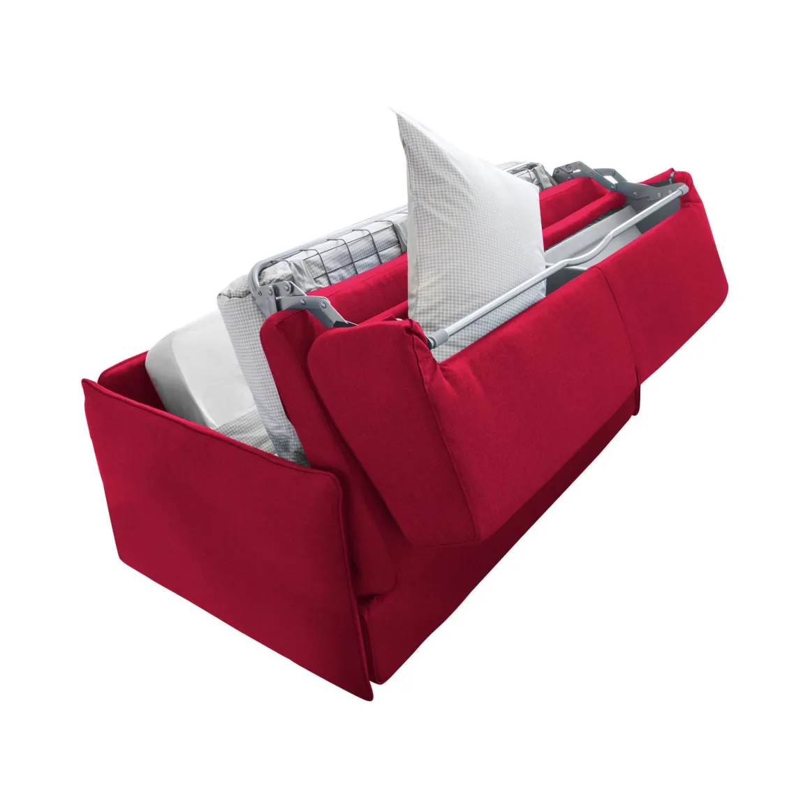 Divano Letto 2 Posti Rosso - Eleganza e Funzionalità