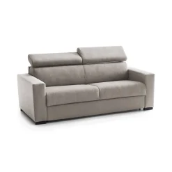 Divani Letto 2 Posti|Salotto > Dmora Divano letto 2 posti tortora 180x95cm - Annalara Grigio Tortora