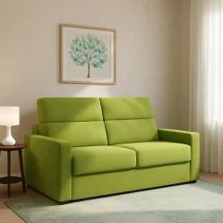 Divani Letto 2 Posti|Divano Contenitore Letto > Dmora Divano Letto 2 Posti Sfoderabile Contenitore 180x95 cm, di Apertura a Ribalta Made in Italy - Trissino Verde