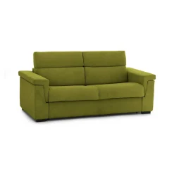 Divani Letto 2 Posti|Divano Contenitore Letto > Dmora Divano Letto 2 Posti Sfoderabile Contenitore 205x95 cm, di Apertura a Ribalta Made in Italy - Contrada Verde