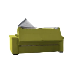 Divani Letto 2 Posti|Divano Contenitore Letto > Dmora Divano Letto 2 Posti Sfoderabile Contenitore 205x95 cm, di Apertura a Ribalta Made in Italy - Contrada Verde