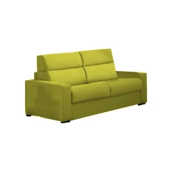 Divani Letto 3 Posti|Divano Contenitore Letto > Dmora Divano Letto 3 Posti Sfoderabile Contenitore 225x95 cm, Lavabile Made in Italy - Benedetto Verde