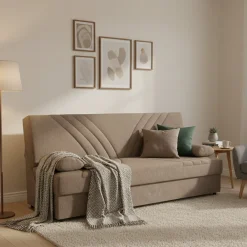 Divani Letto 3 Posti|Salotto > Dmora Divano letto reclinabile 181x81cm - Apicella Beige