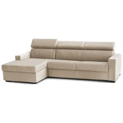 Divano letto reclinabile beige 280x95cm - Alibabah