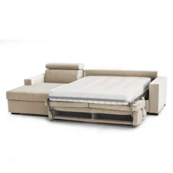 Divano letto reclinabile beige 280x95cm - Alibabah