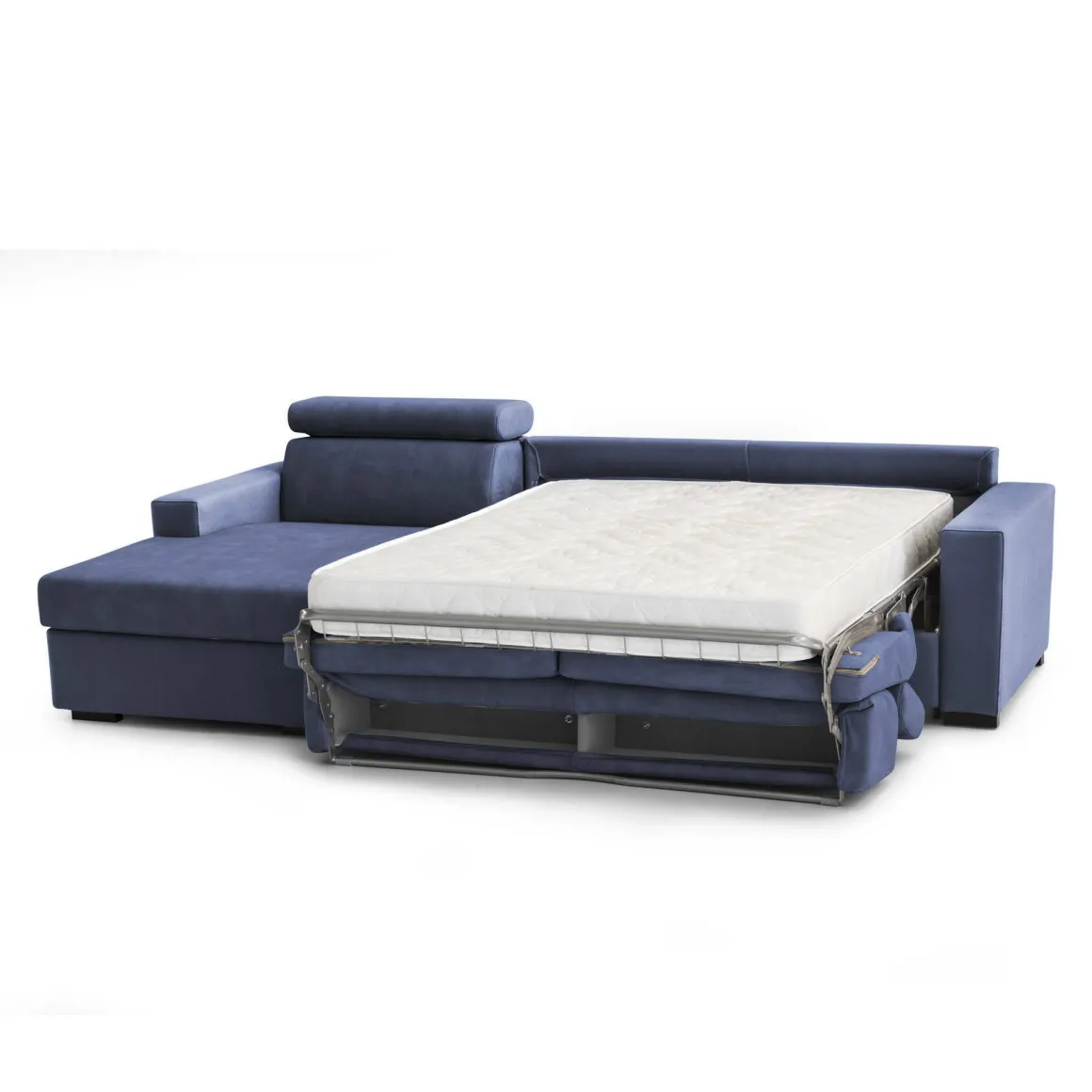 Divano letto reclinabile blu 260x95cm - Aloet
