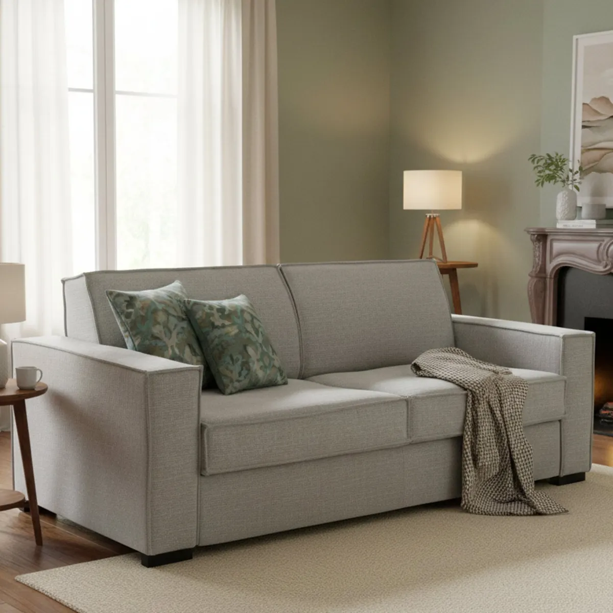 Divani Letto 2 Posti|Salotto > Dmora Divano letto reclinabile 180x95cm - Alano Grigio