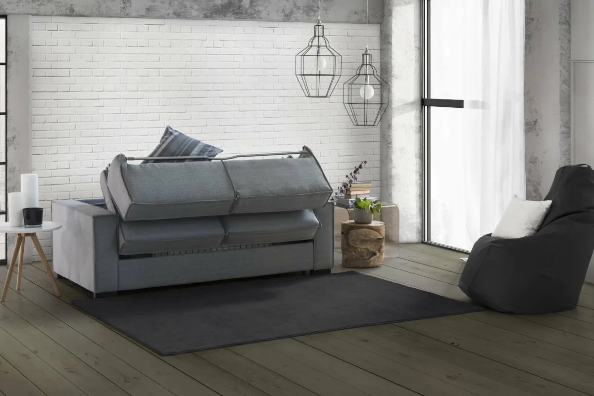 Divani Letto 2 Posti|Salotto > Dmora Divano letto reclinabile 180x95cm - Alano Grigio