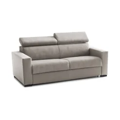 Divano letto reclinabile tortora 220x95cm - Action