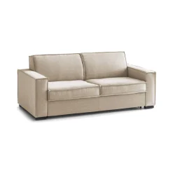 Divani Letto 2 Posti|Salotto > Dmora Divano letto sfoderabile 160x95cm - Alk Beige