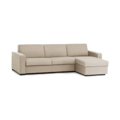 Divano letto sfoderabile beige 280x95cm - Aika