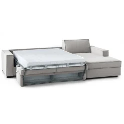 Divano letto sfoderabile grigio 260x95cm - Afar