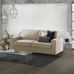 Salotto|Divani Fissi 3 Posti > Dmora Divano made in Italy 200x95x90h cm - Abernathy Beige