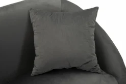 Divano moderno grigio e argento 137x69x79h cm - Pittari