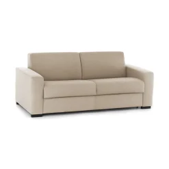Divano morbido beige 180x95x90h cm - Cianite