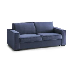 Divani Fissi 2 Posti|Salotto > Dmora Divano morbido 180x95x90h cm - Arki Blu