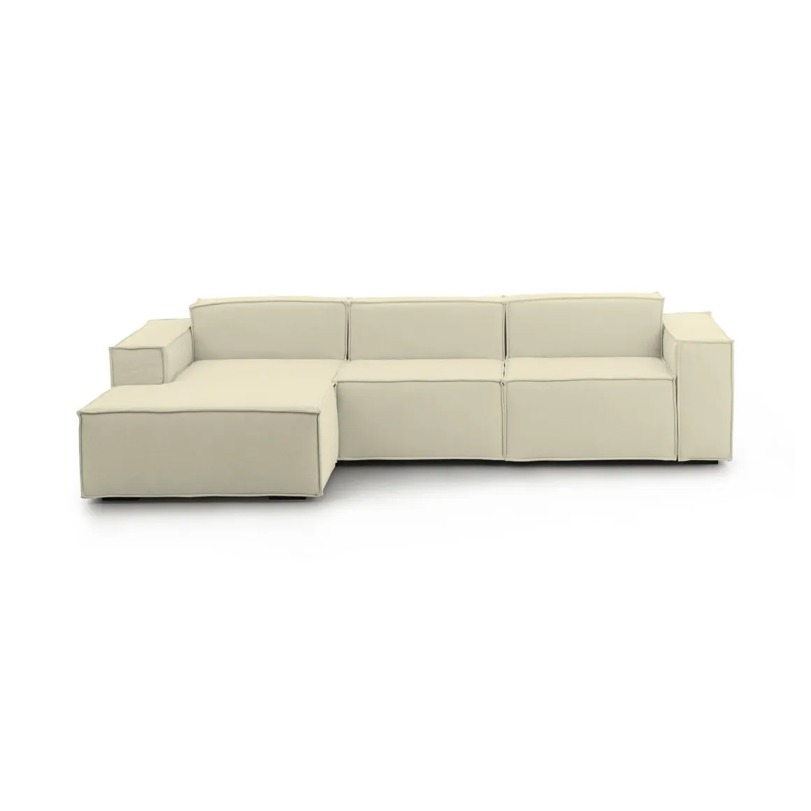 Divano 5 posti beige 300x170x70h cm - Alganibra