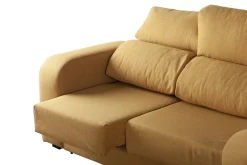 Divano 2 posti ocra 160x80x95h cm - Asazi