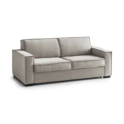 Divano 2 posti tortora 160x95x90h cm - Aglientu