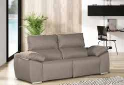 Salotto > Dmora Divano 3 posti tortora 190x100x100h cm - Assiria Grigio