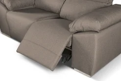 Salotto > Dmora Divano 3 posti tortora 190x100x100h cm - Assiria Grigio