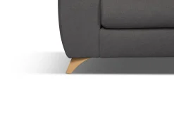 Salotto > Dmora Divano reclinabile antracite 200x85x107h cm - Anem Nero